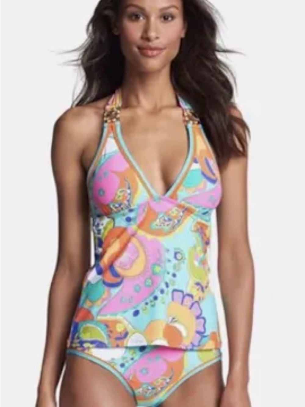 Trina Turk Sea Cove Tankini 2 piece set NWT $178 so tropical, so summer 🐠